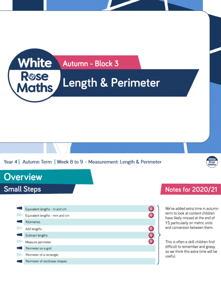 Year 4 Autumn Block 3 Length and Perimeter | PDF