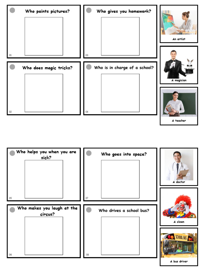 Who Questions Set 1 | PDF