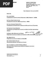 Resposta à Recomendação Conjunta nº 6 - MPF/DPMG/MPMG