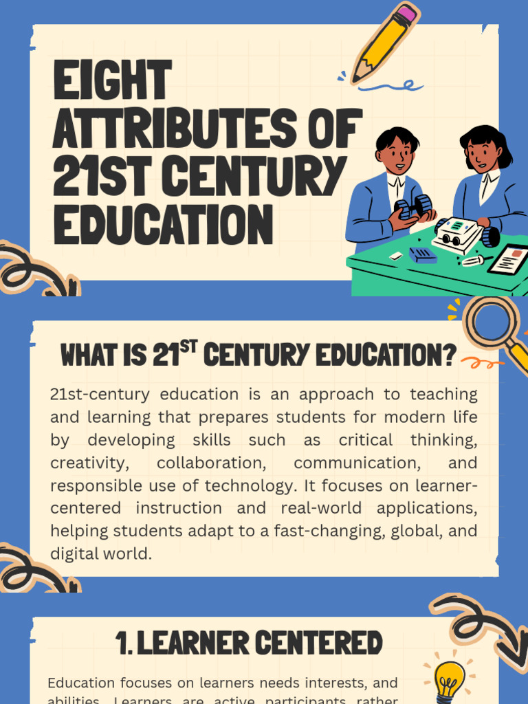 Eight Attributes of 21st Century Education | PDF | Learning | Creativity