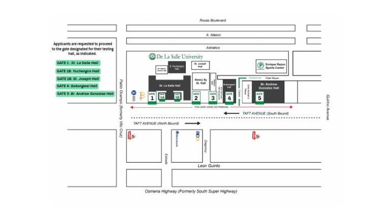 Updated v2 Dlsu Manila Campus Map | PDF