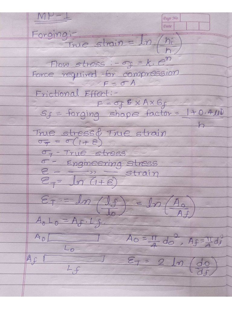 Forging Numerical | PDF