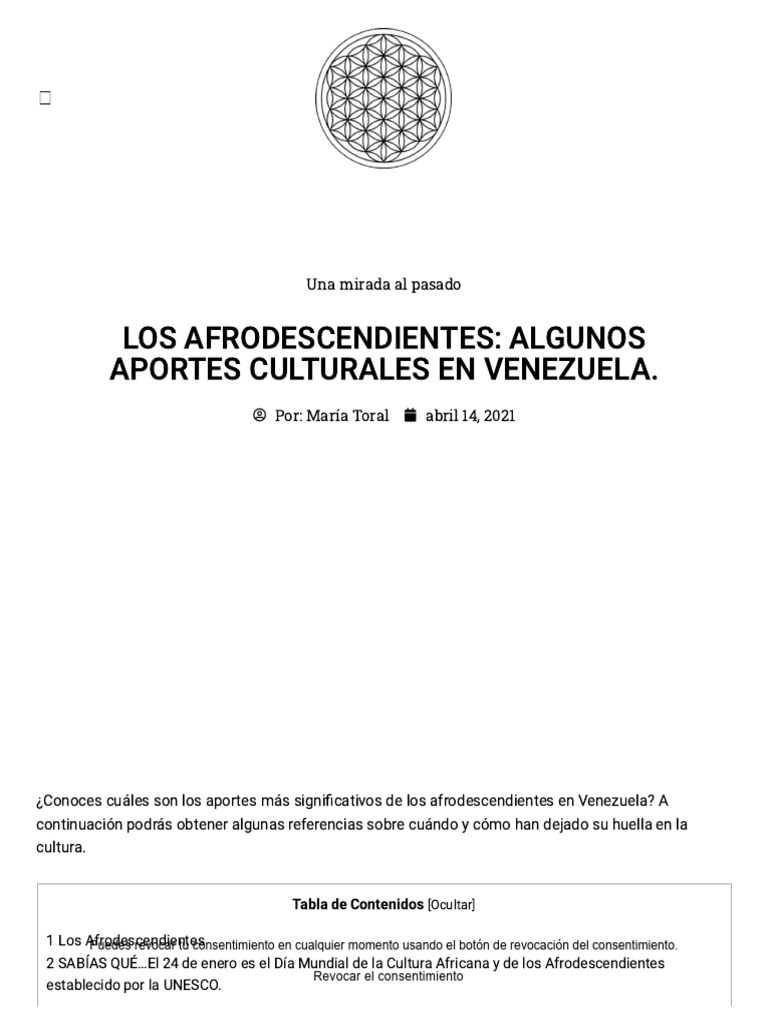 Los Afrodescendientes - Aportes Culturales | PDF