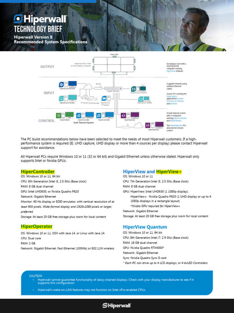 Technology Brief - System Requirements - V8 | PDF | Graphics Processing ...