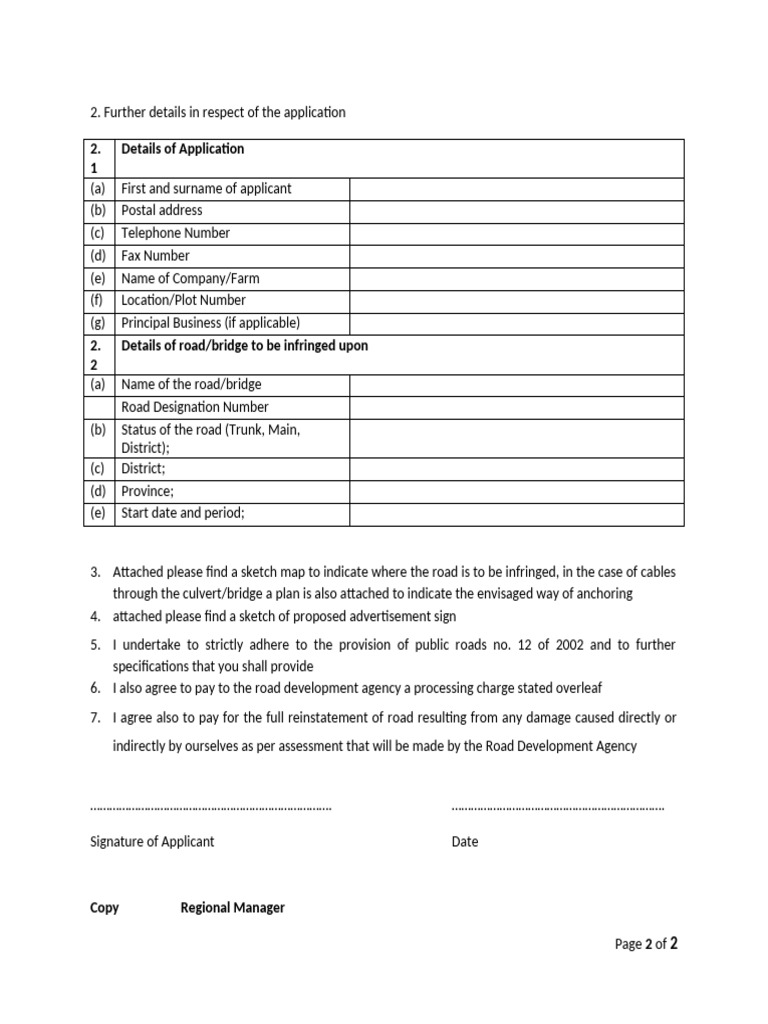 RDA Infringement Application | PDF
