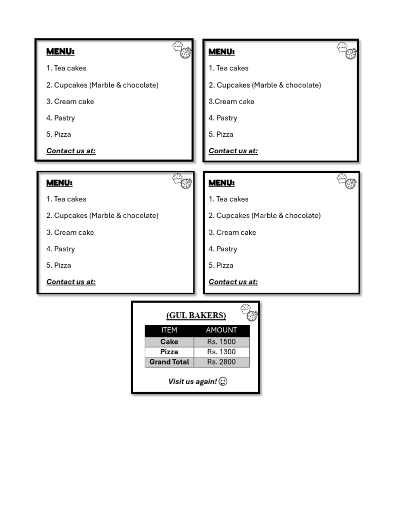 Menu | PDF