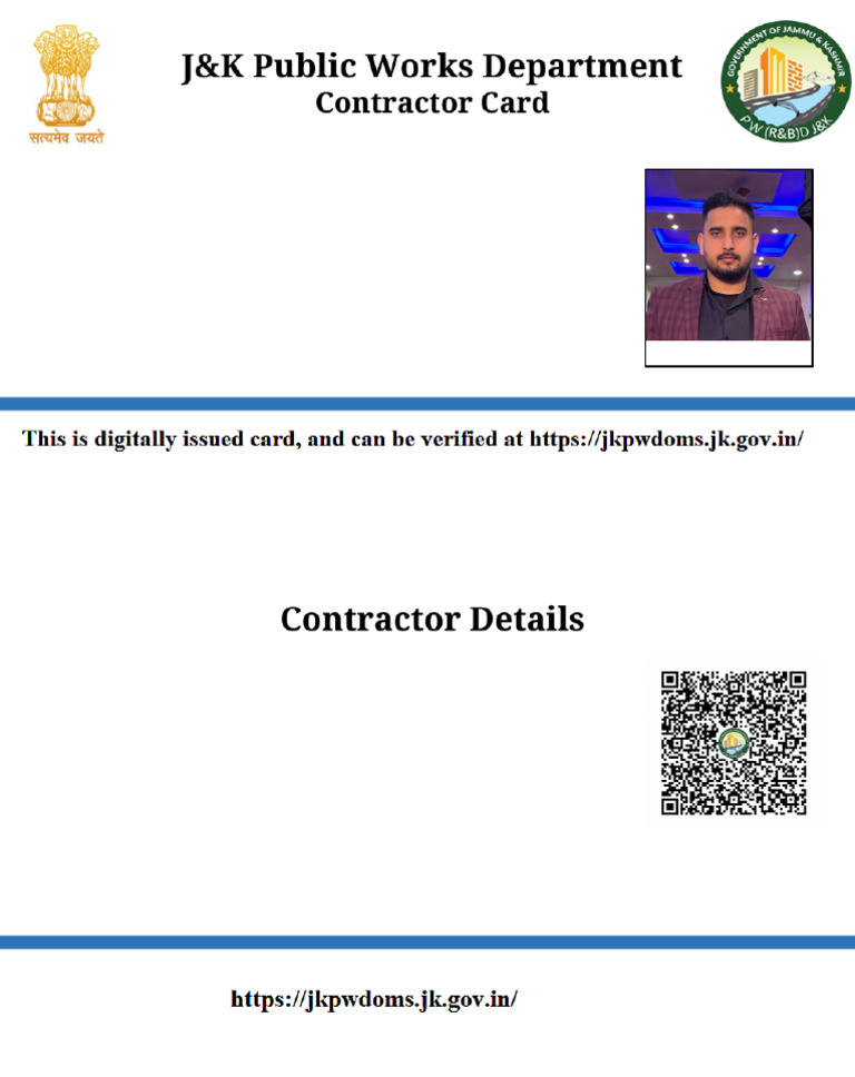 Contractor Card | PDF