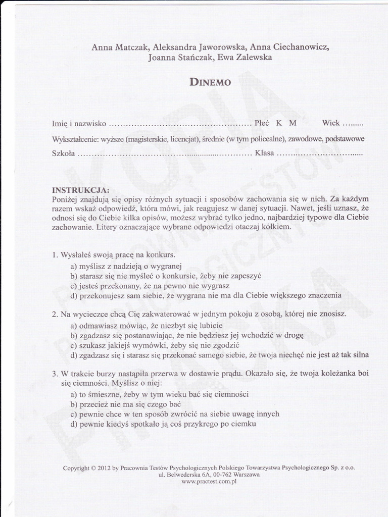 DINEMO | PDF