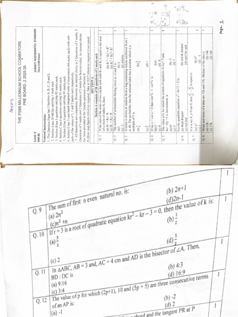 PB3 Math | PDF