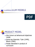 Curriculum Models Short