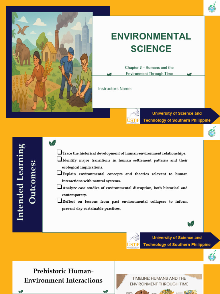 Chapter 2 - Humans and The Environment Through Time | PDF | Agriculture ...