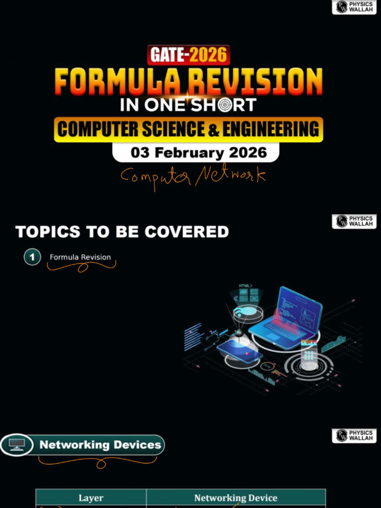 Formula Revision (Part 02) Class Notes | PDF