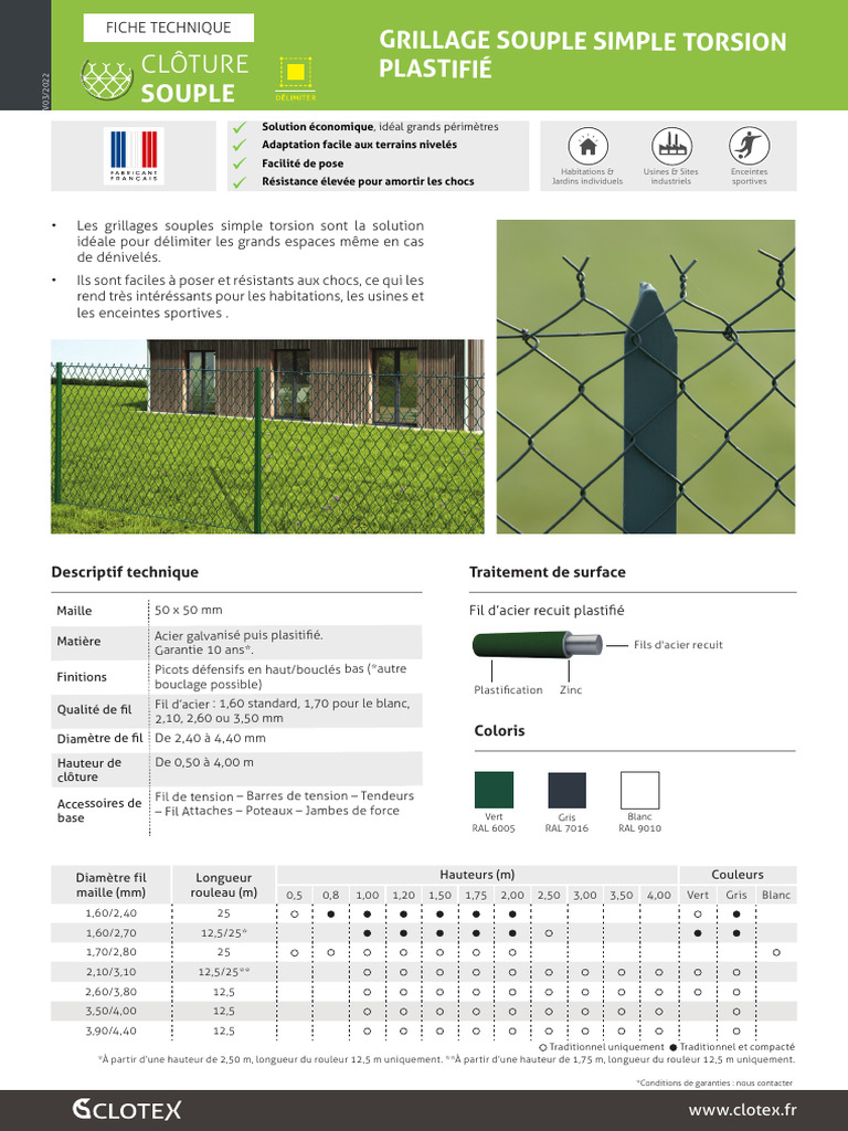Clotex FT GST Plastifié 1 | PDF | Matériaux de construction ...