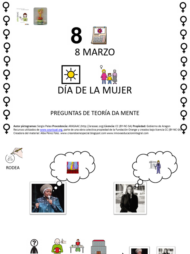 3 Teoria de La Mente Dia de La Mujer | PDF