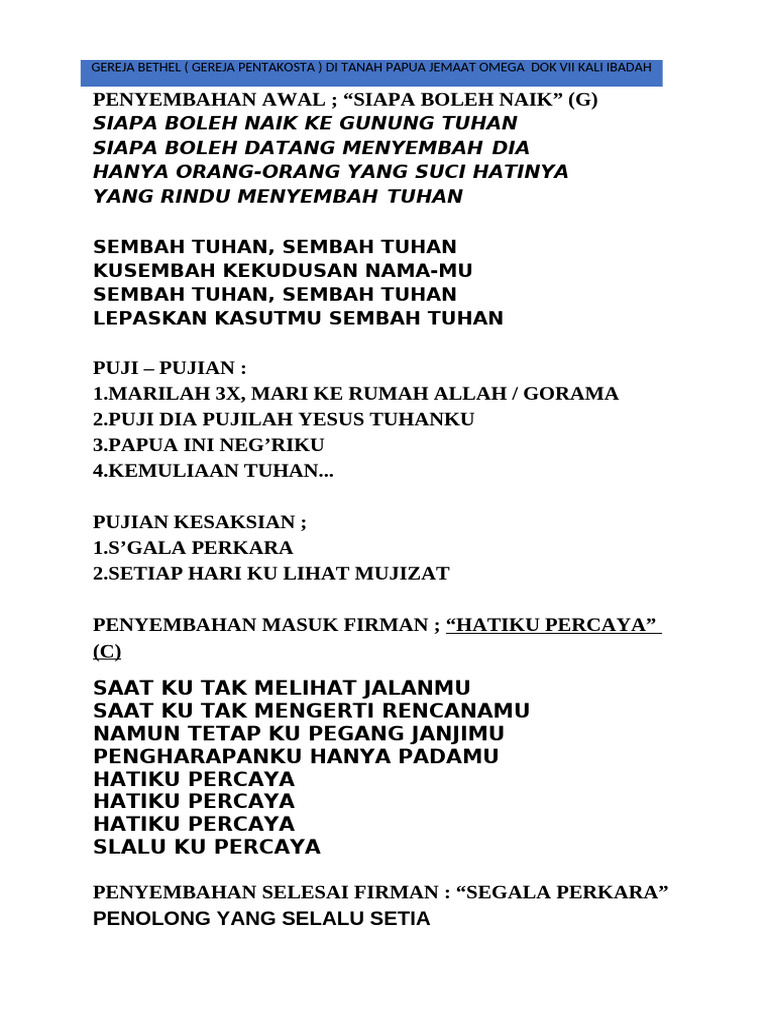 Liturgi 30 Nov 2025 | PDF