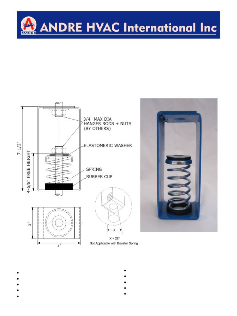 Spring Hangers SHC 100 Series | PDF