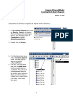 Creating Mutliple Query Reports