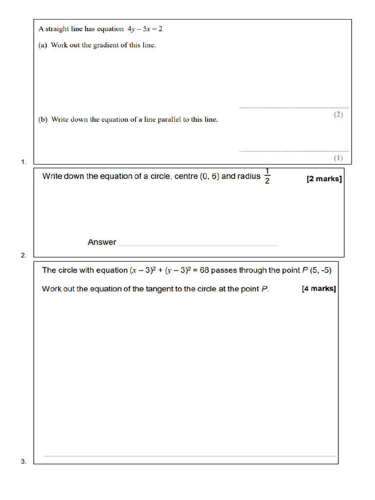 FM Revision Paper 1 | PDF