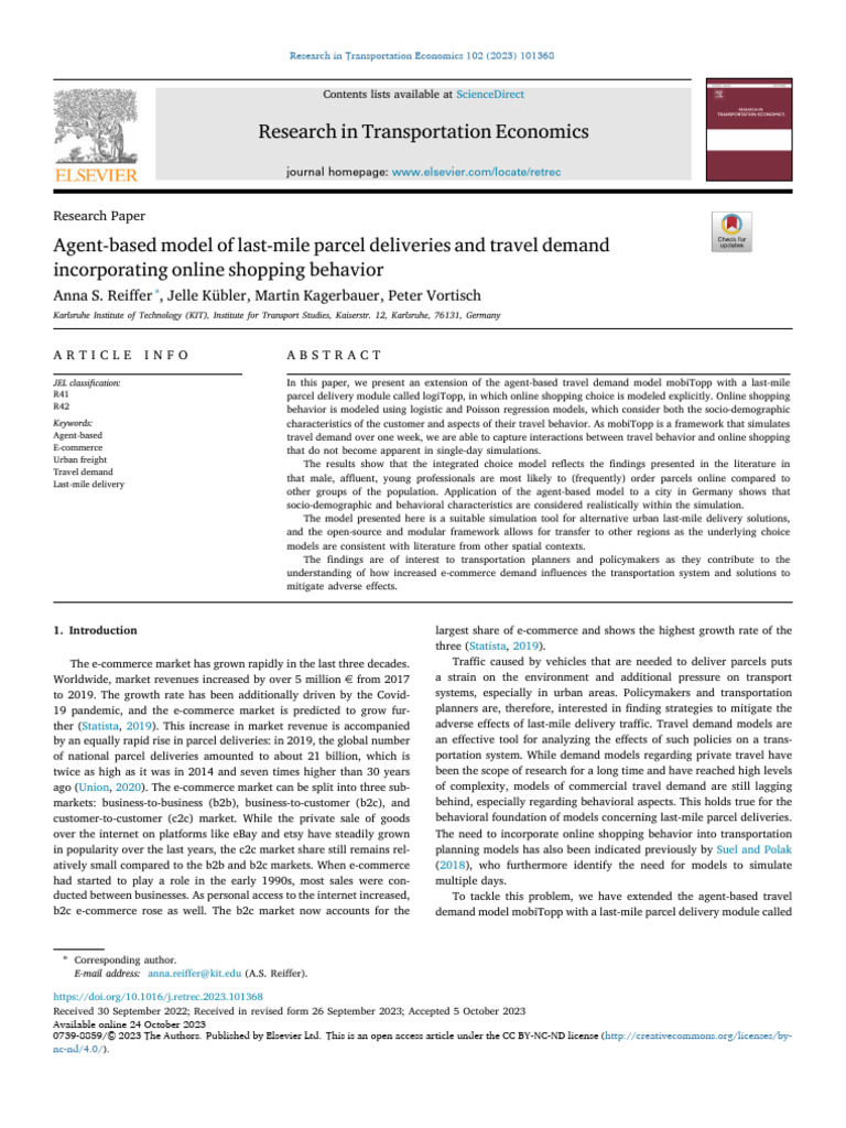 RP 3 | PDF | Agent Based Model | Simulation