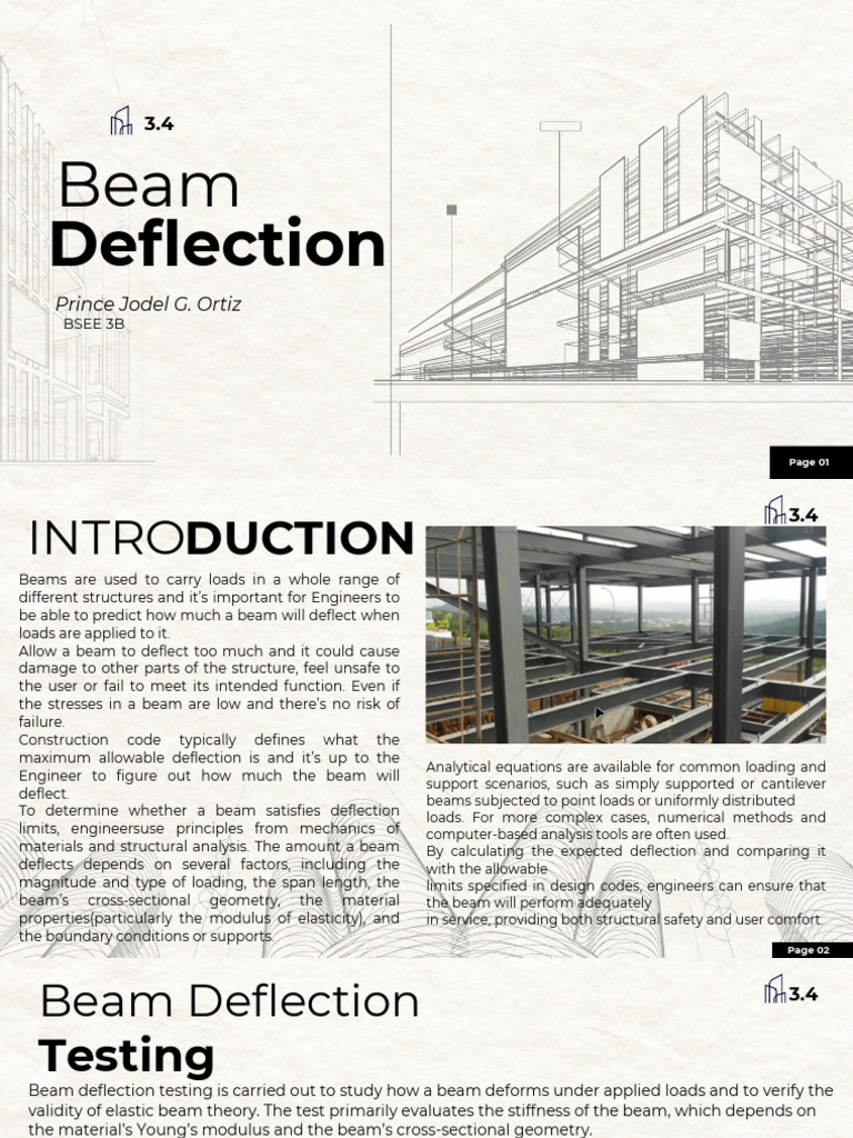 Beam Deflection - 20260212 - 111817 - 0000 | PDF | Beam (Structure ...