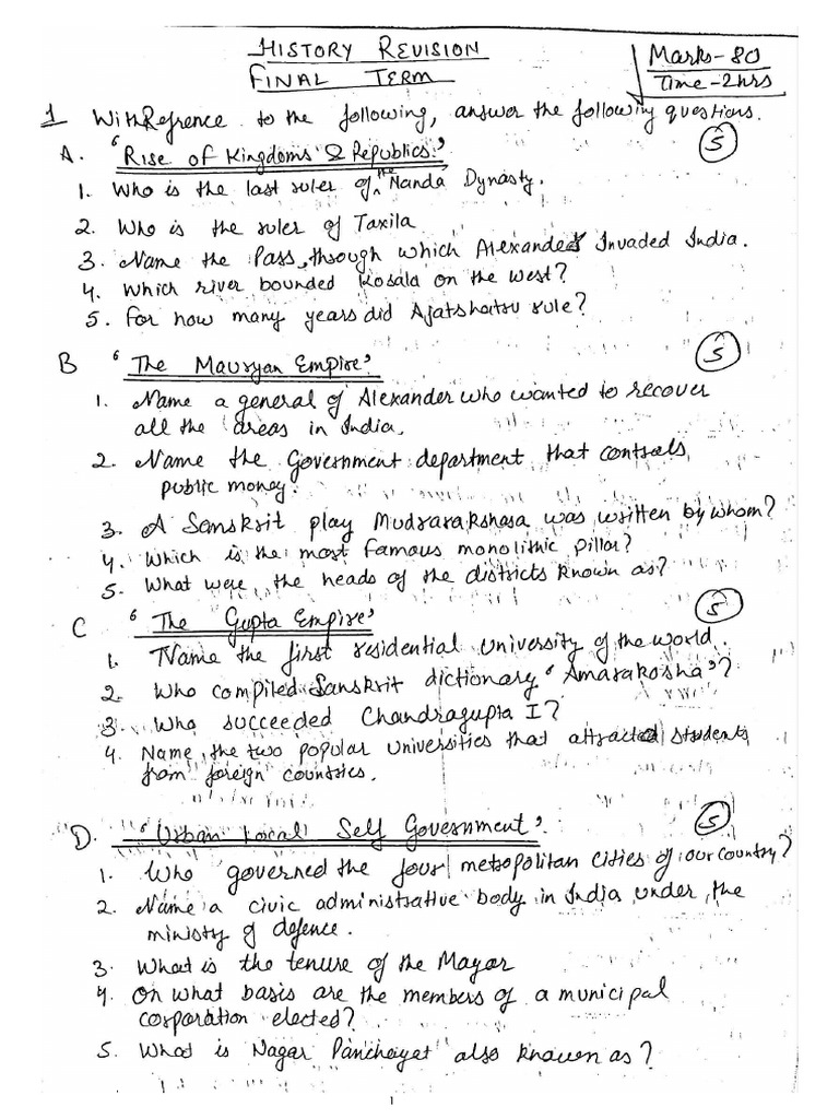 History Final Rev | PDF
