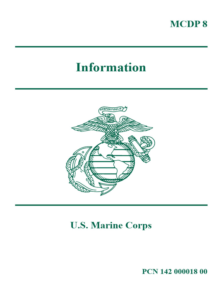 MCDP 8 Information | PDF | Information | Cognition