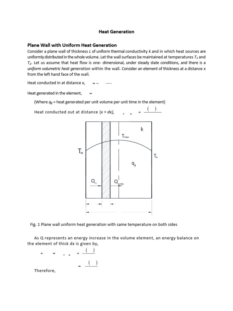 3 Heat Generation SC | PDF | Heat Transfer | Heat