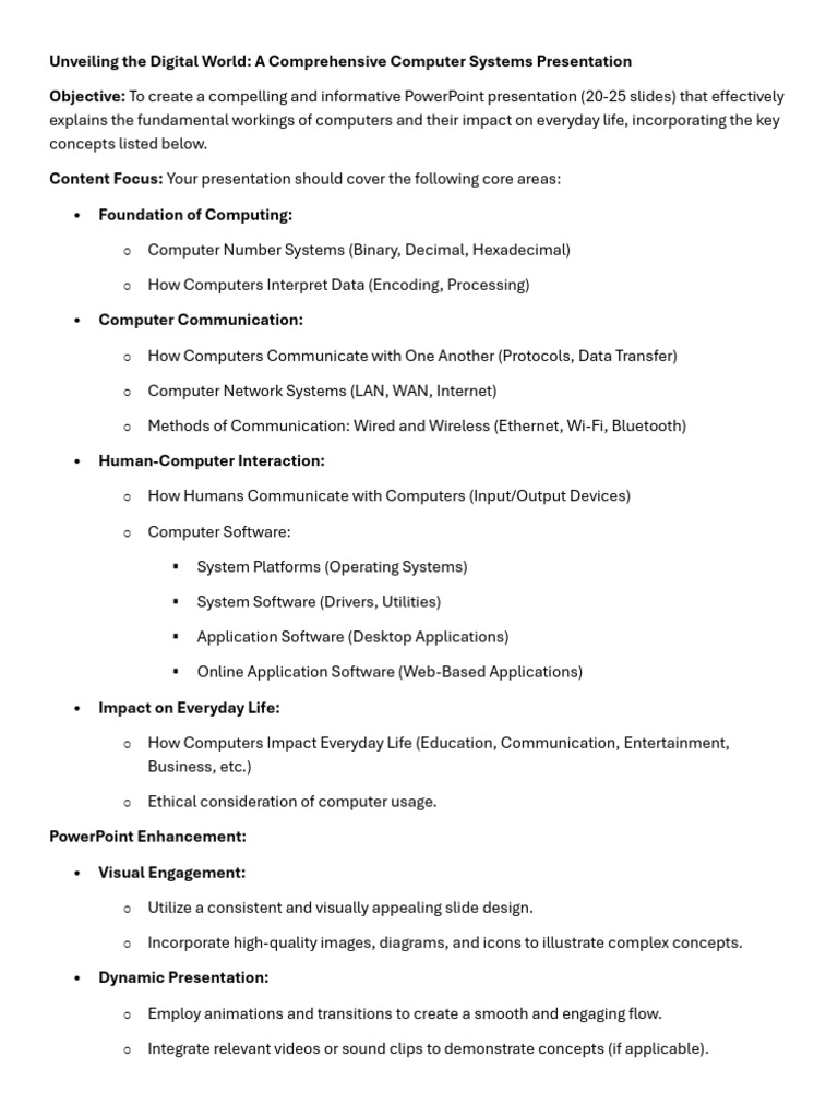Unveiling The Digital World | PDF | Communication | Computer Network