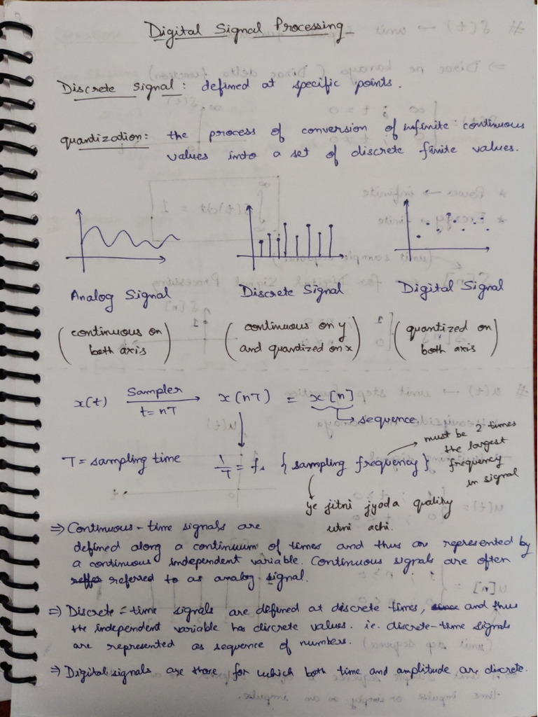 Discrete Time Signals and Systems | PDF