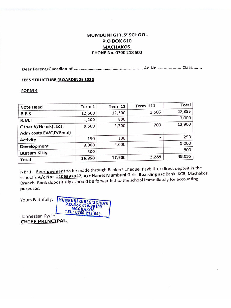 Form4 Fs 2026 | PDF