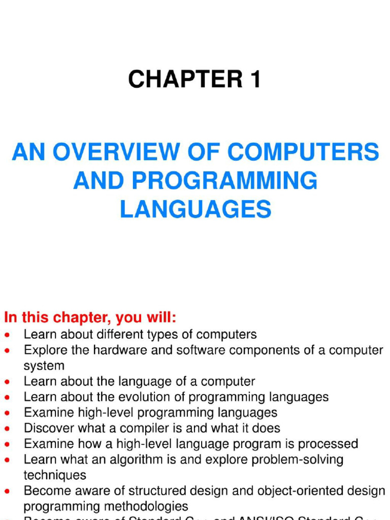 Overview of Computers&programming | PDF