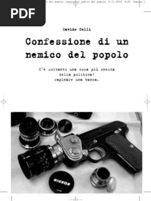 Confessionediun Nemico Del Popolo Davide Celli