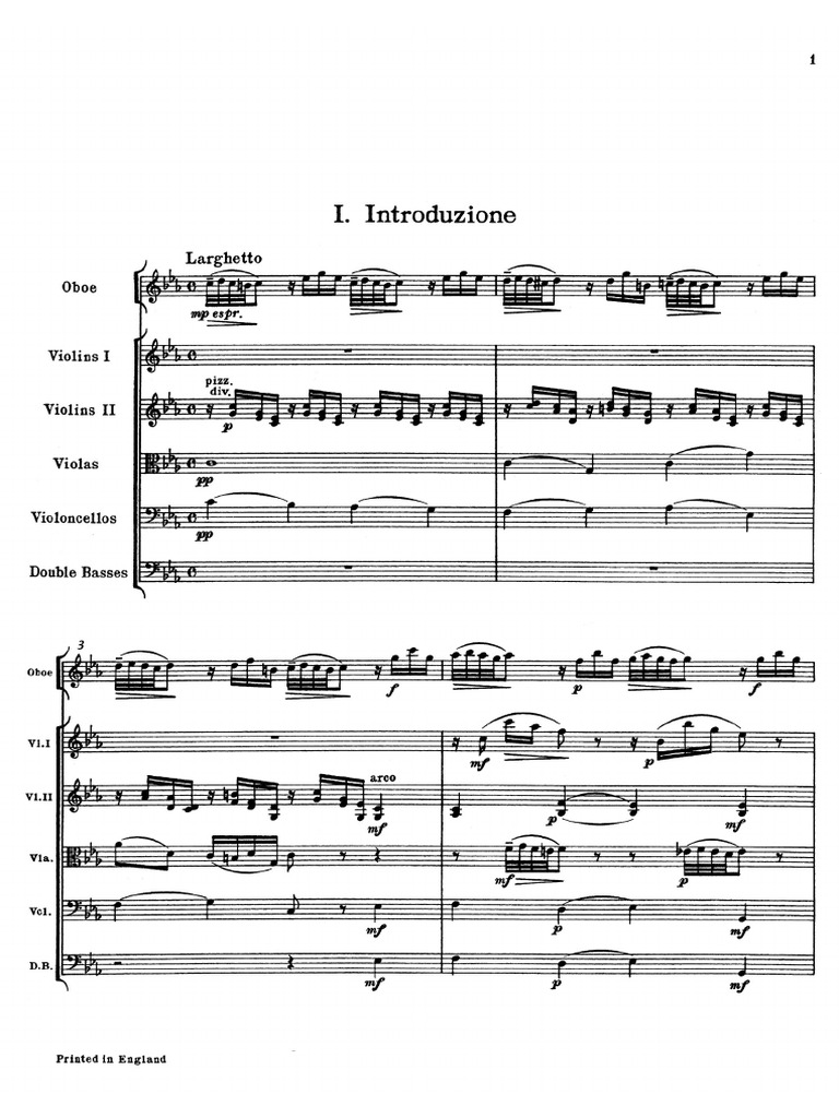Oboe 1 | PDF