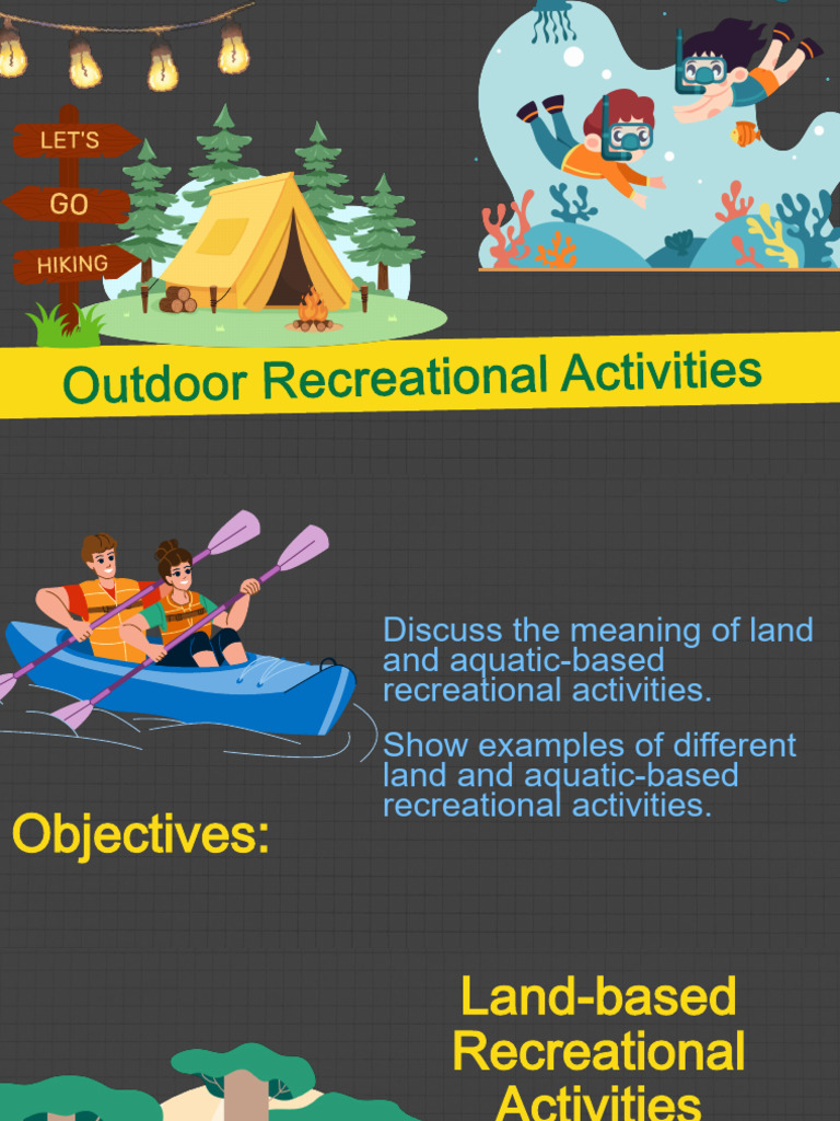 Outdoor Recreational and Laro NG Lahi | PDF | Recreation