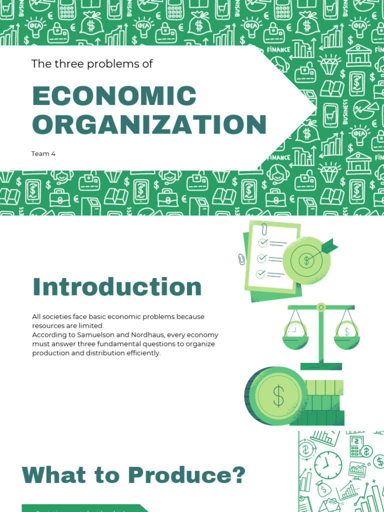 Introduction To Money and Finance Education Presentation in Green and ...