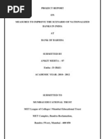 Download Project Report bank of baroda by Aatish Mehta SN100487547 doc pdf
