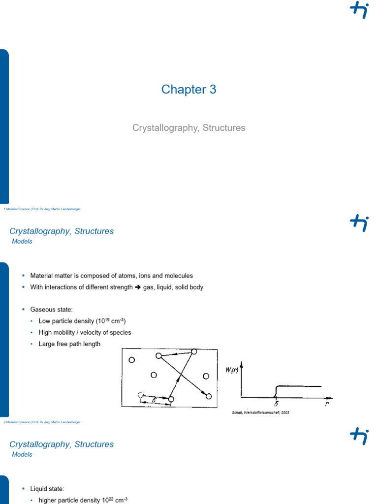 3 Material Science Structures ST24 | PDF | Crystal Structure | Crystal