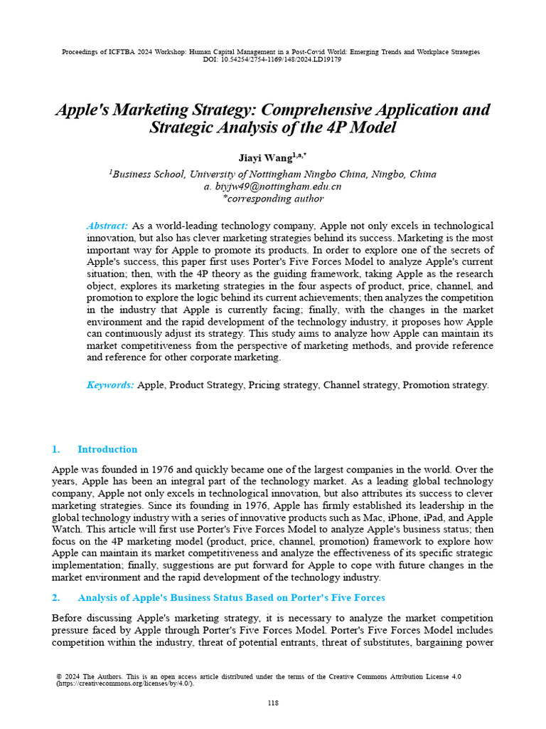 Apples Marketing Strategy Comprehensive Applicati | PDF | Apple Inc ...