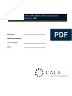 Checklist ISO/IEC 17025 (CALA)