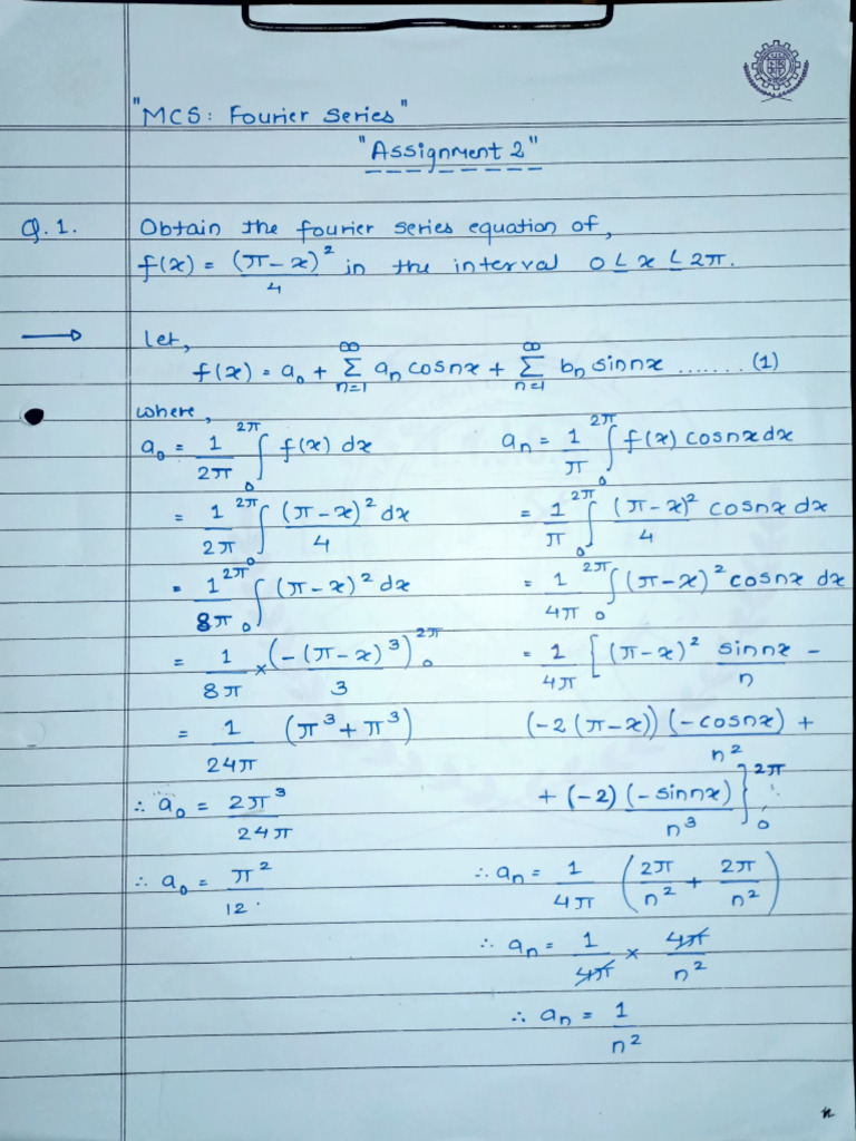 Maths Ass. | PDF
