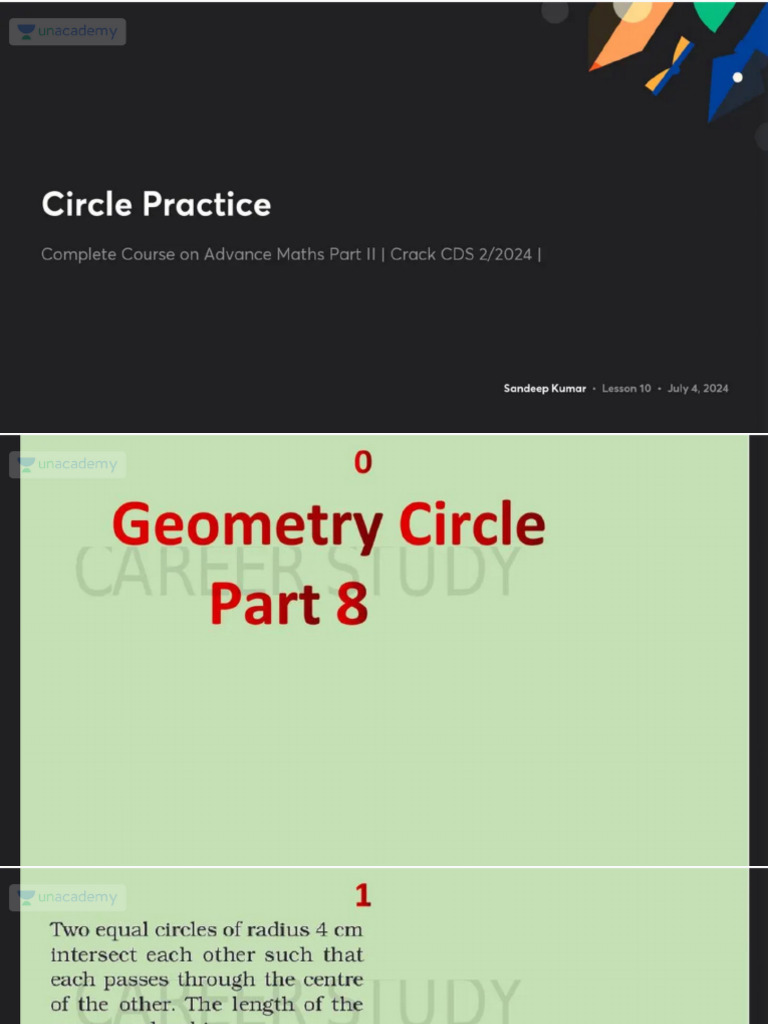 Circle Practice No Anno | PDF