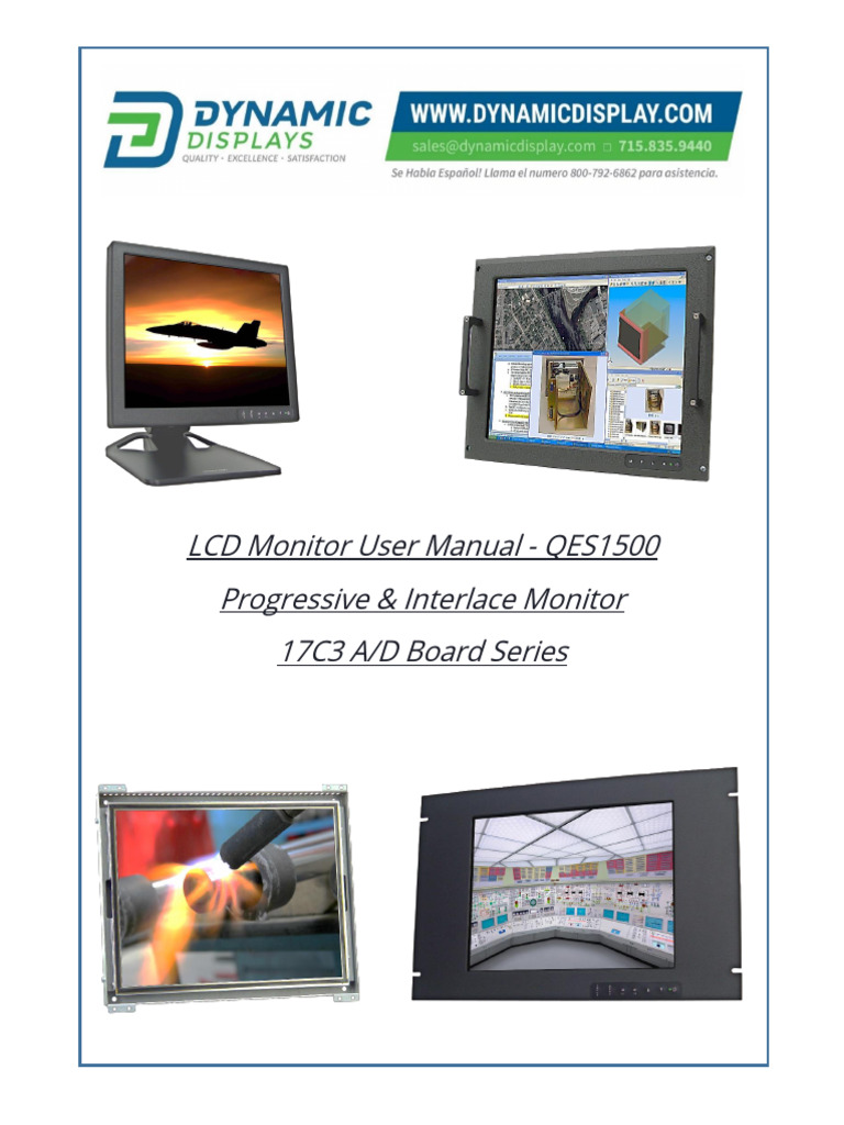 Dynamic Display LCD | PDF | Display Resolution | Computer Monitor