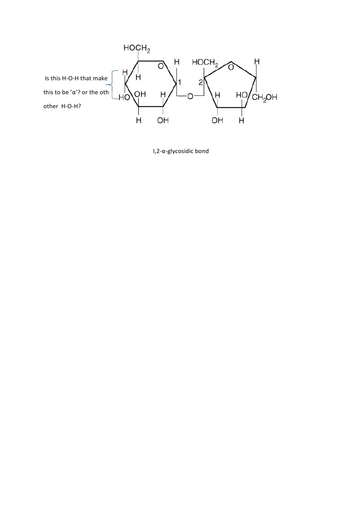 Glycosidic Bond PDF Carbohydrate Chemistry