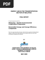 Download Energy Use in the Transportation Sector of Malaysia by msnaghavi SN10049213 doc pdf