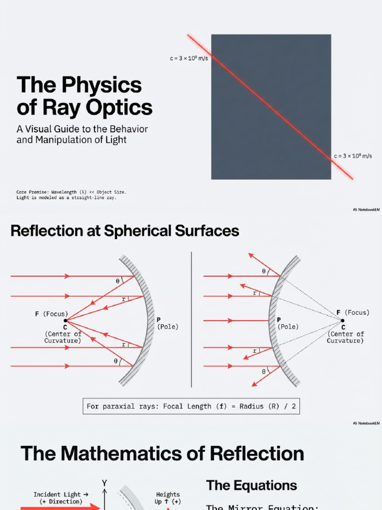 Ray and Geometric Optics | PDF