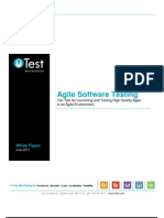Agile Software Testing: White Paper