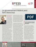 Le gouvernement fédéral peut faire beaucoup, Infor FEB 25, 19 juillet 2012