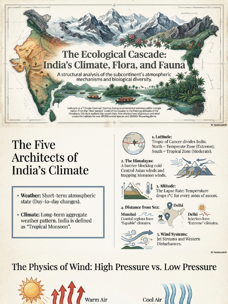 India Climate Life Biodiversity | PDF