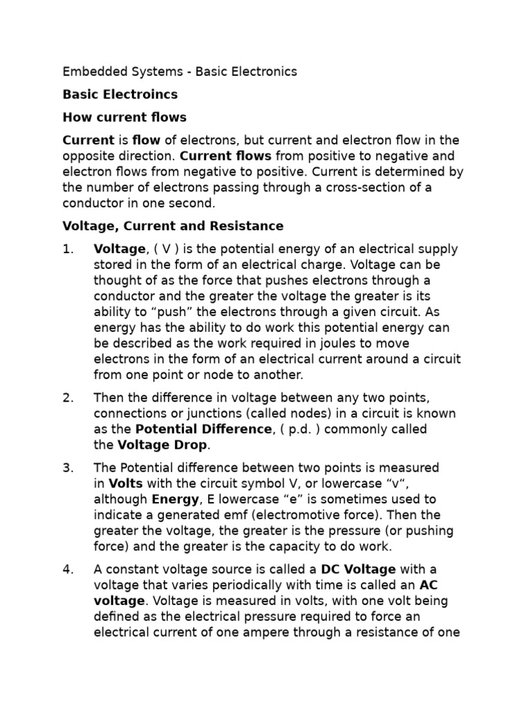 Embedded System Report | PDF | Electrical Resistance And Conductance ...