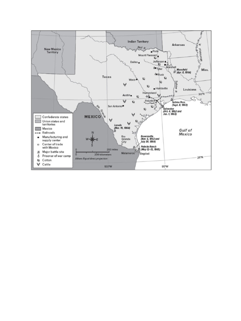 Texas Map For Test Q 16 - 17 2 | PDF